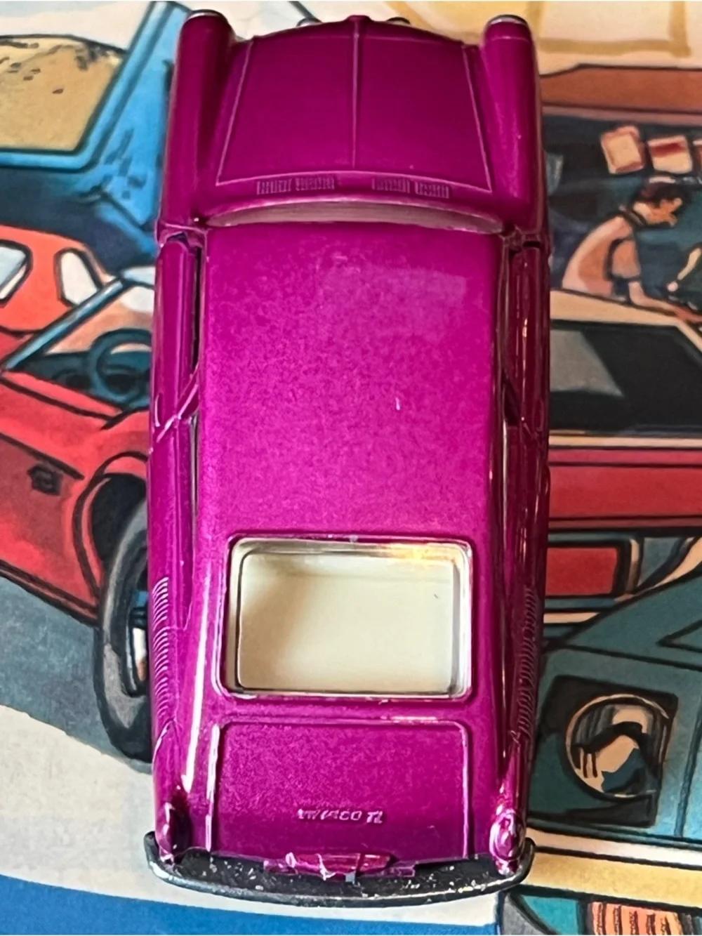 Vintage Matchbox Superfast No. 67 Volkswagen 1600 TL Purple Pink Lesney England
